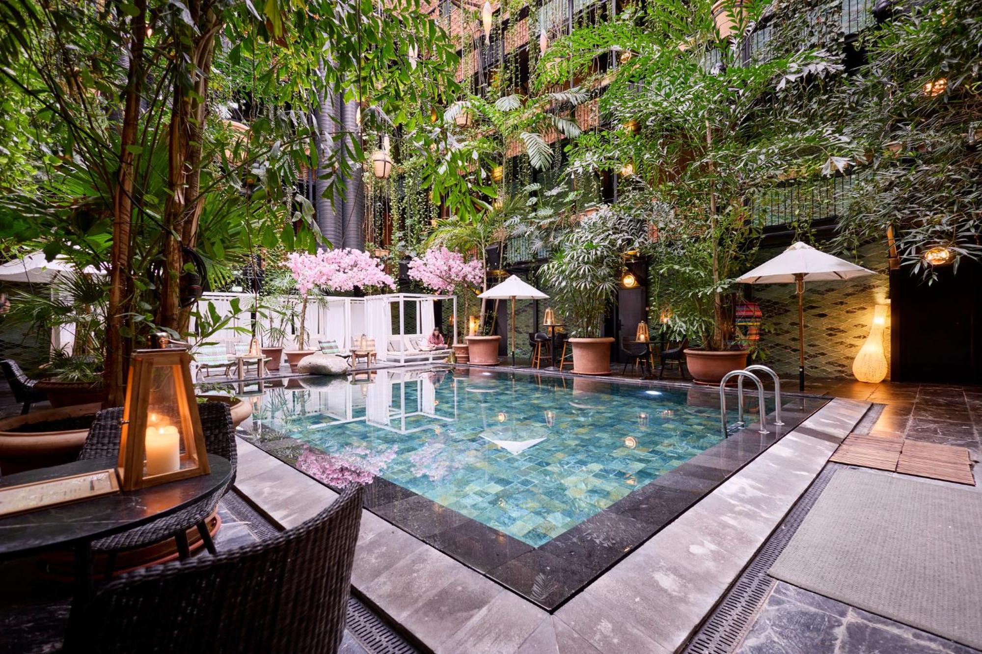 玛农勒斯套房古斯米登酒店 哥本哈根 外观 照片 The hotel's pool